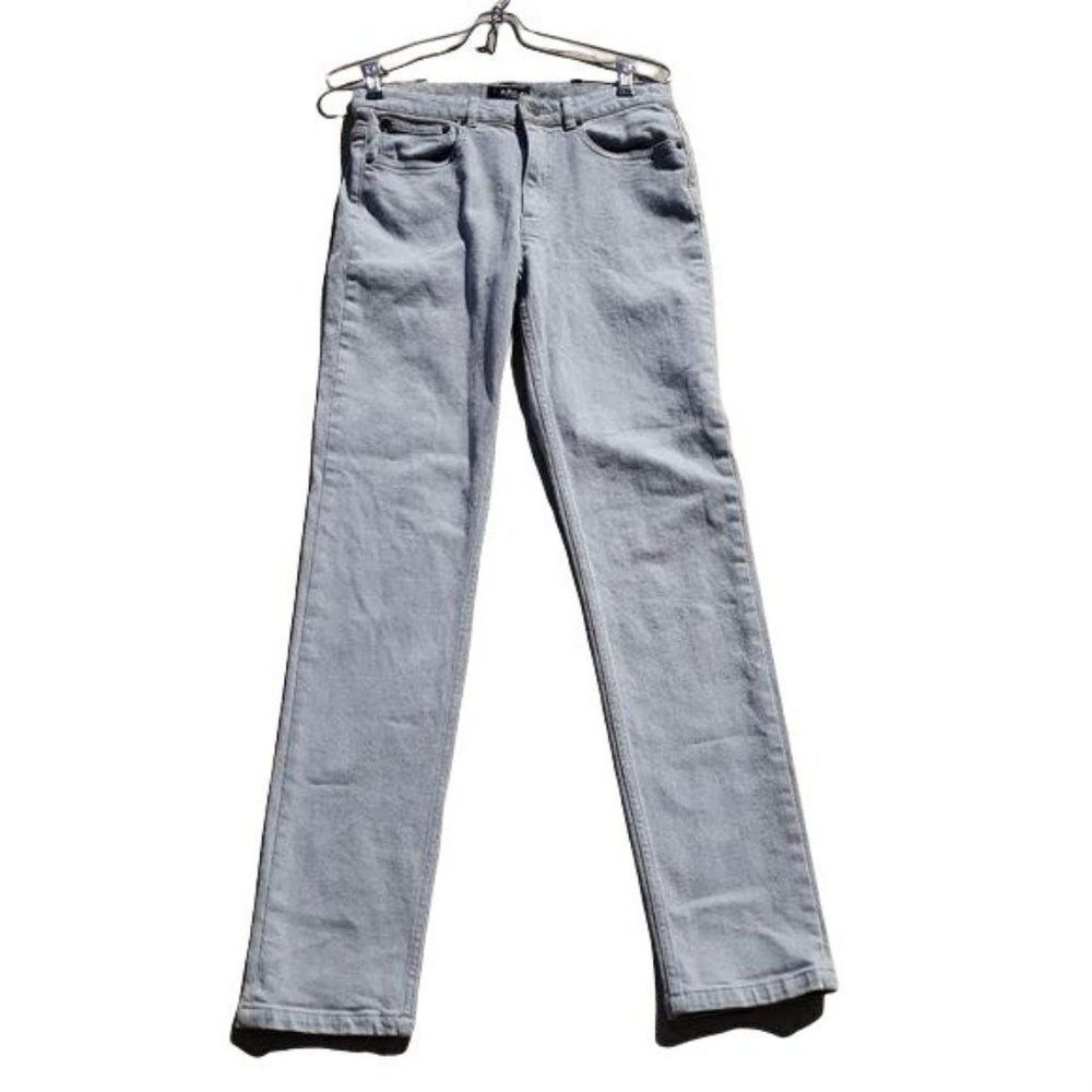 A.P.C. Jean Droit  Mid Rise Straight Leg Gray Denim Jeans‎ Sz 26 Streetwear